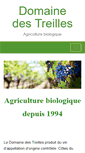 Mobile Screenshot of domainedestreilles.fr
