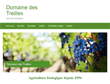 Tablet Screenshot of domainedestreilles.fr
